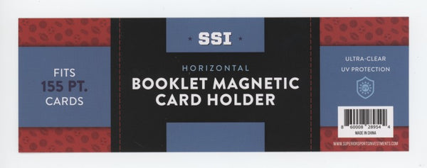 Magnetic Card Holders Horizontal Booklet ( 155pt )