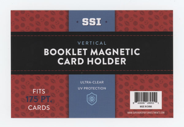 Magnetic Card Holders Vertical Booklet ( 175pt )